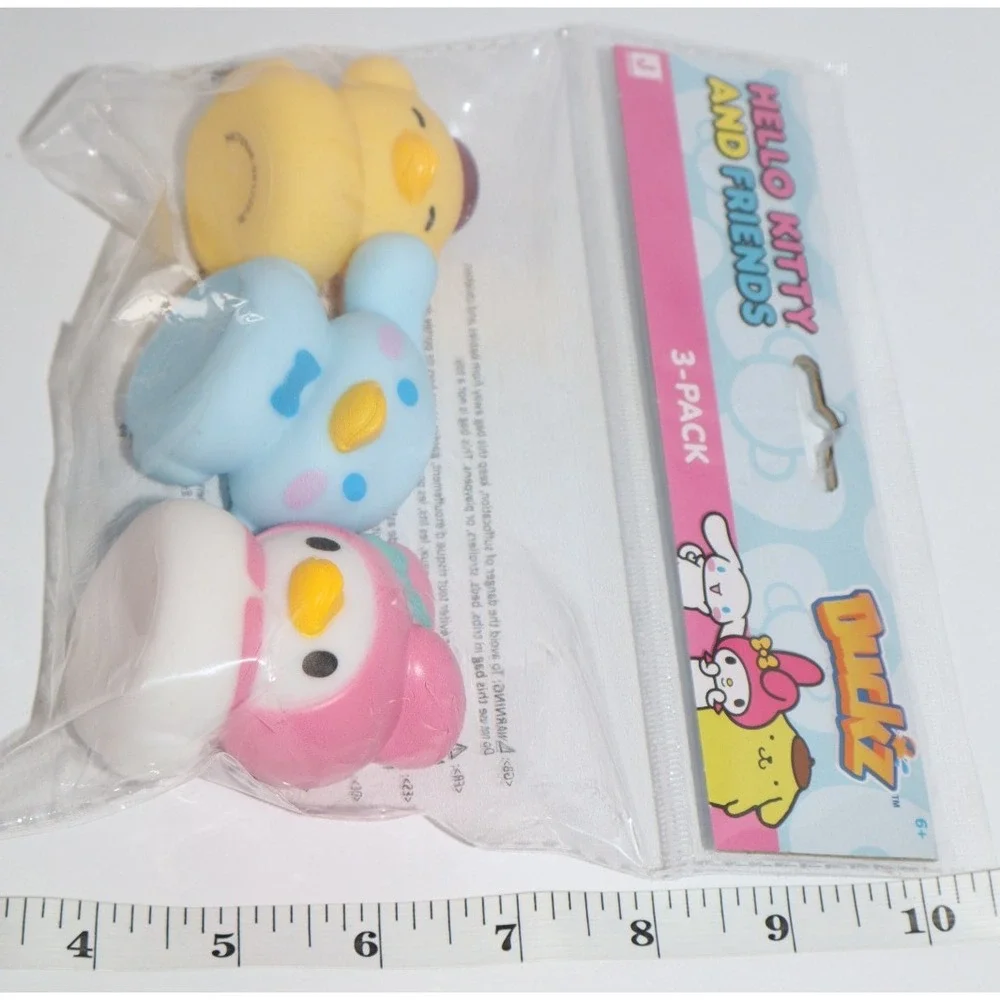DuckZ HELLO KITTY & FRIENDS Rubber Ducks Cruise Gift Set of 9 NEW